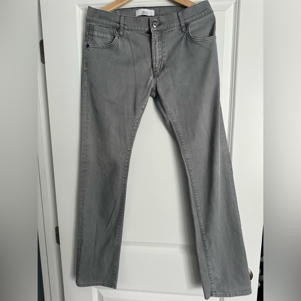 Zara Gray Skinny Jeans for Men